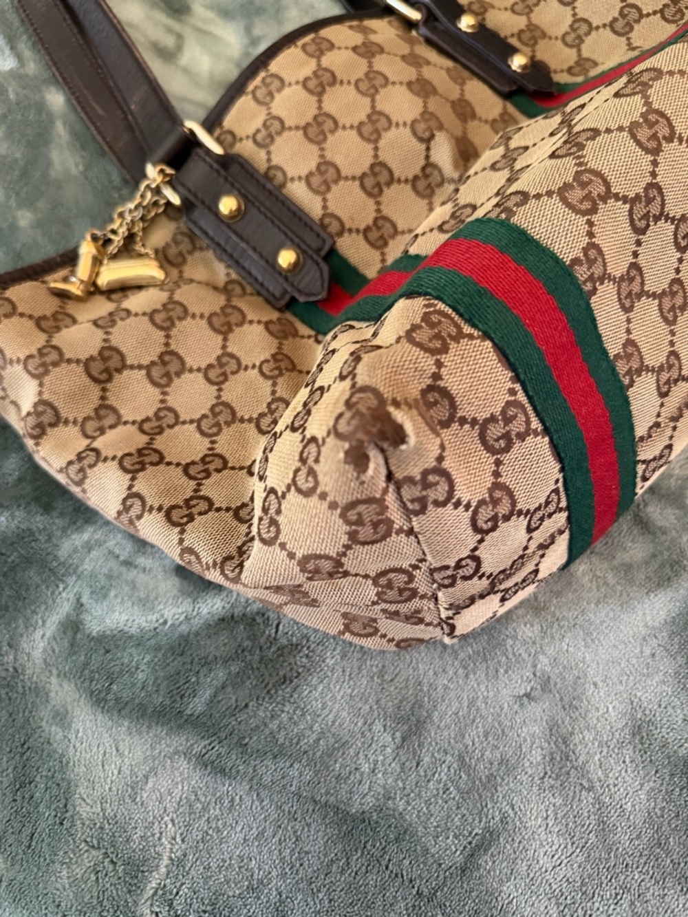Authentic Gucci Sherry Line Tote - Picture 6 of 14